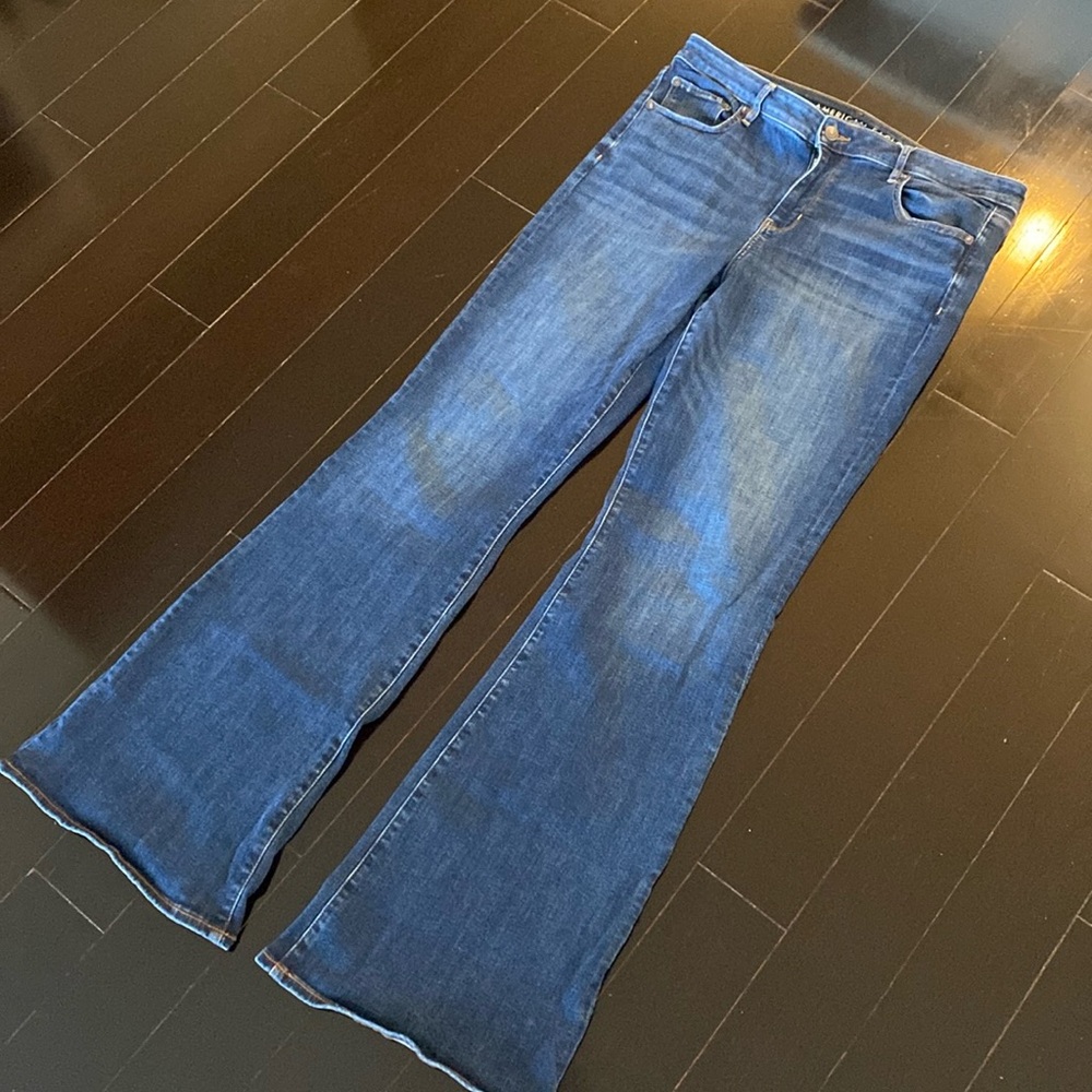 American eagle flare Jean sz 14 extra long
